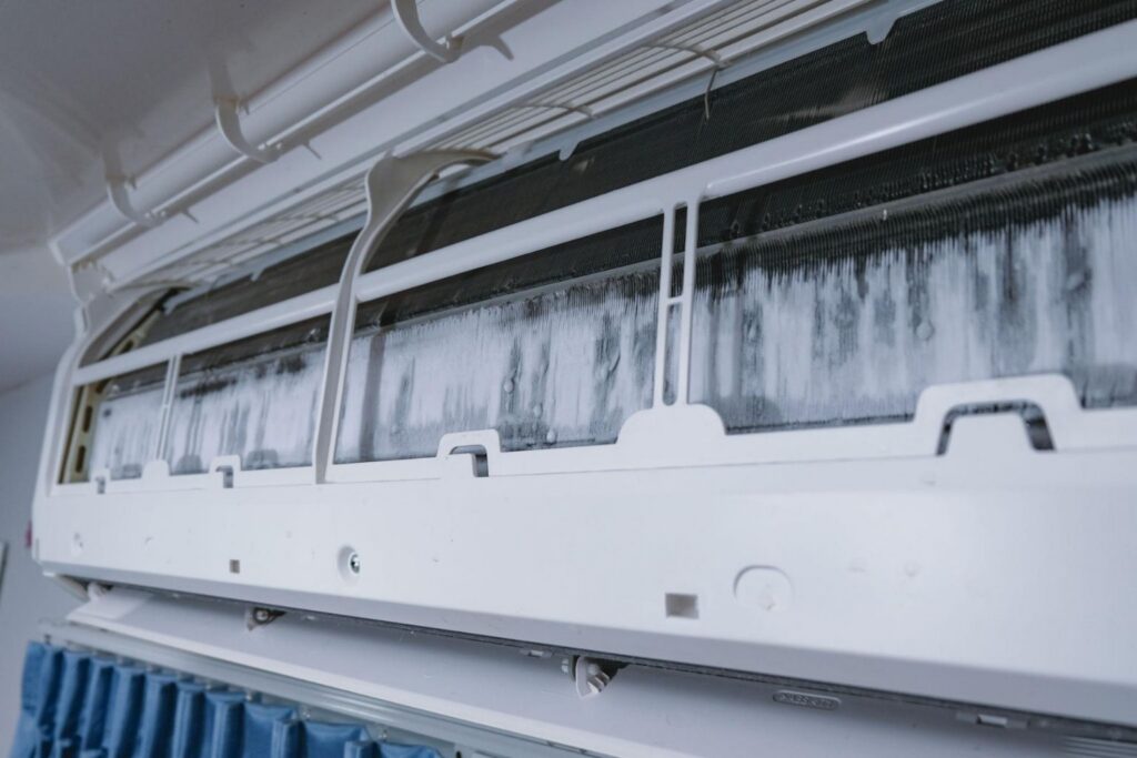 Frozen Evaporator Coil